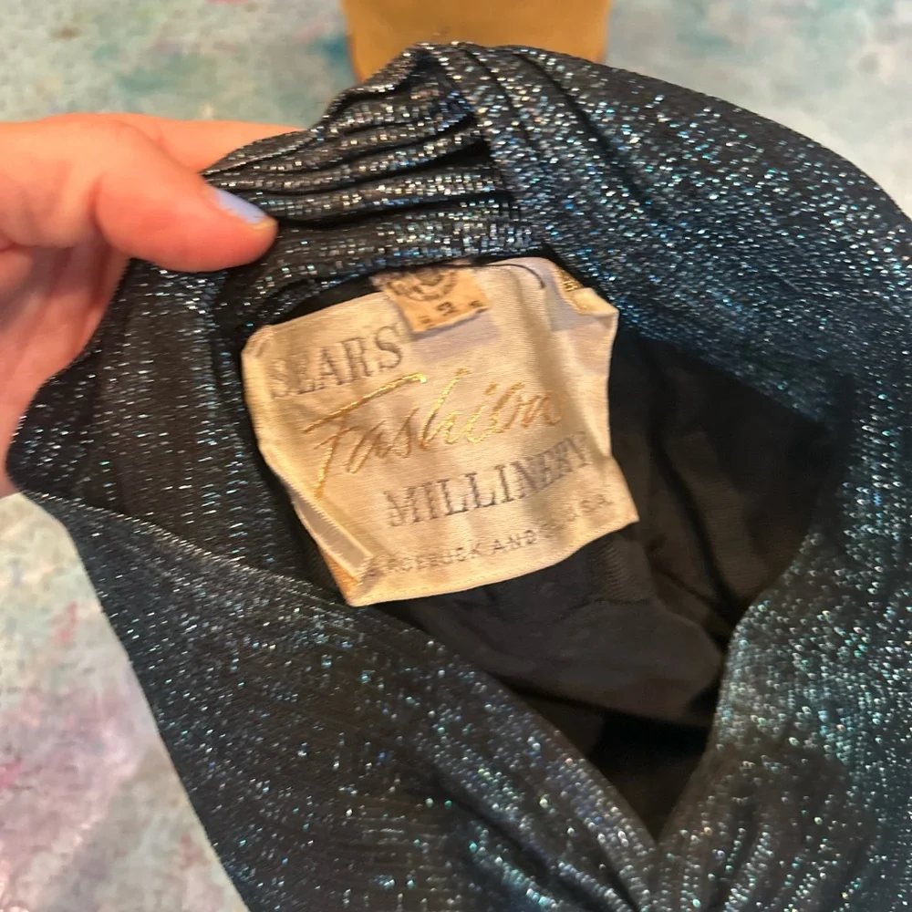 Sears black velvet